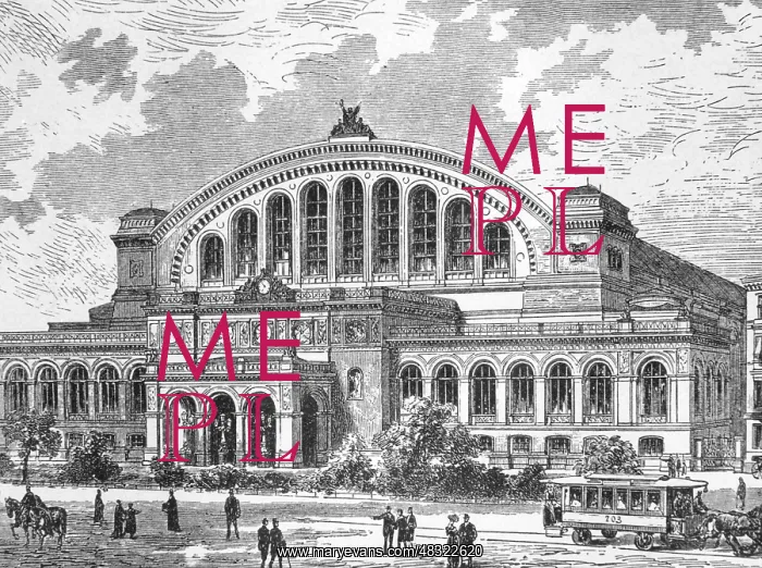 : The Anhalter Bahnhof in Berlin, 19th century : The Anhalter Bahnhof in Berlin, 19th century