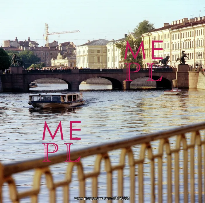 : Anichkov Bridge in Leningrad, 1983 : Anichkov Bridge in Leningrad, 1983