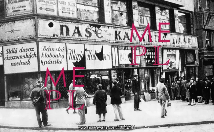 : Animosity against Sudeten Germans in Prague, around 1928 : Animosity against Sudeten Germans in Prague, around 1928