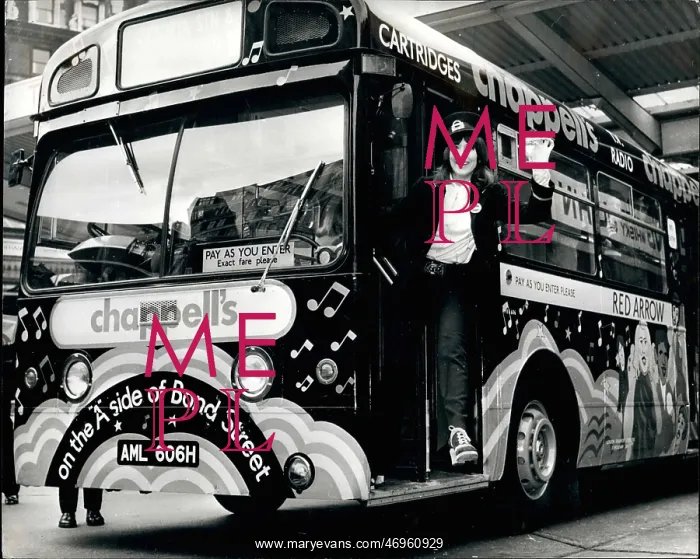: Anita Harris on a bus : Anita Harris on a bus