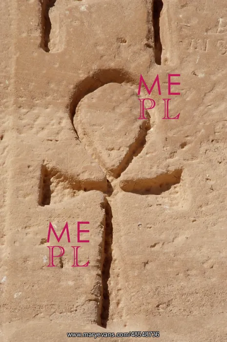 : Ankh or key of life. Relief. Abu Simbel. Egypt : Ankh or key of life. Relief. Abu Simbel. Egypt