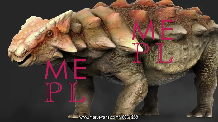  : Ankylosaurus armored dinosaur