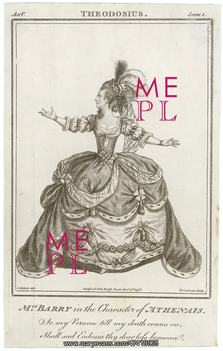: Ann Spranger Barry as Athenais : Ann Spranger Barry as Athenais