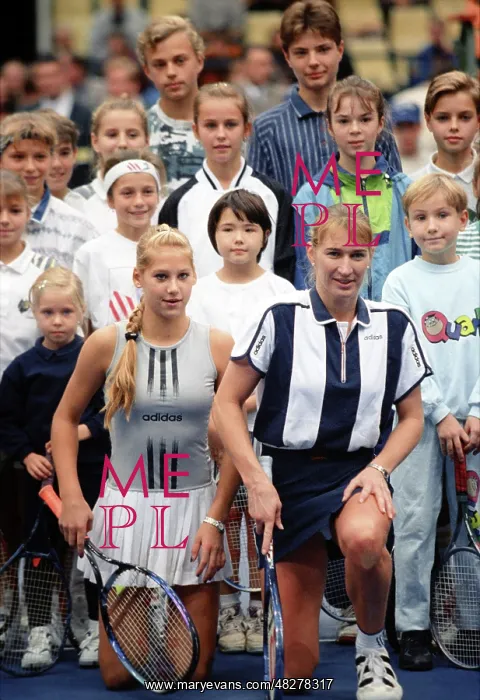 : Anna Kournikova and Steffi Graf, 1996 : Anna Kournikova and Steffi Graf, 1996