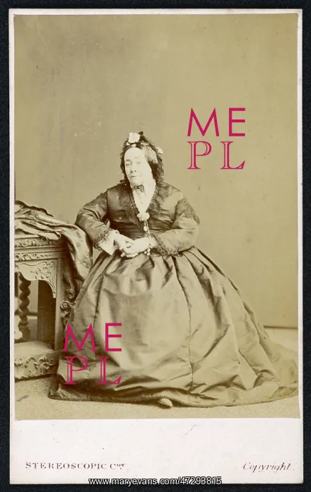 : ANNA MARIA HALL / CDV : ANNA MARIA HALL / CDV