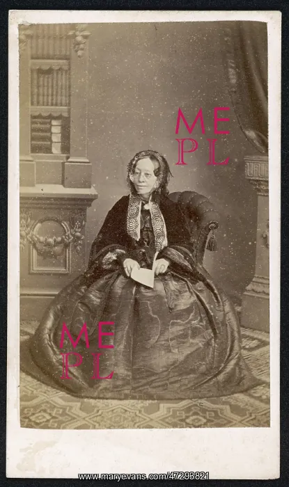 : ANNA MARIA HALL / CDV : ANNA MARIA HALL / CDV