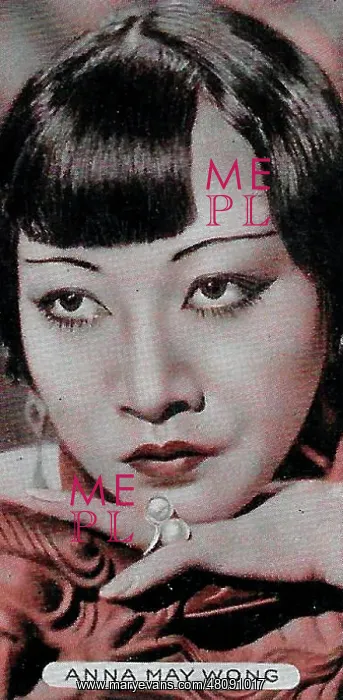 : Anna May Wong cigarette card : Anna May Wong cigarette card