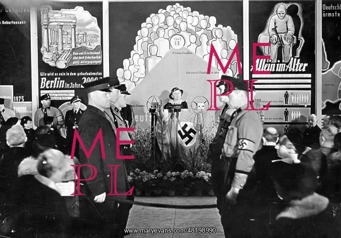 : Anna von Gierke speaks at the opening of the exhibition The : Anna von Gierke speaks at the opening of the exhibition The