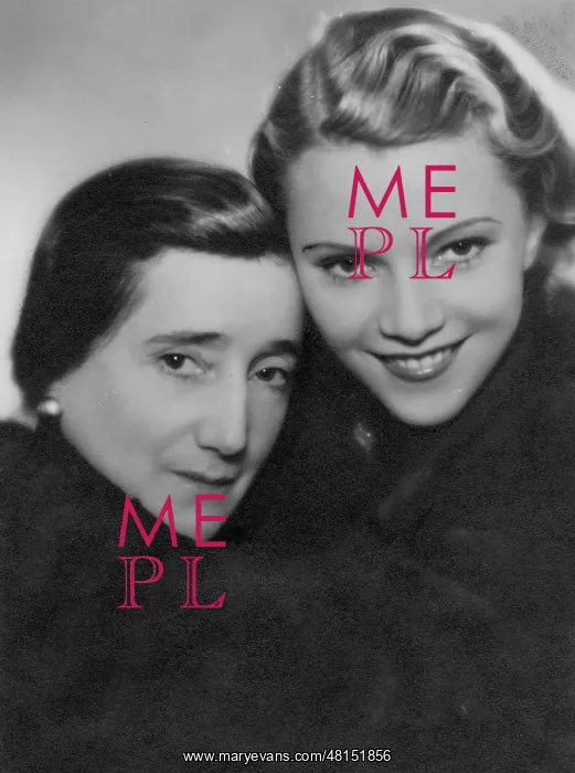 : Annabella with her mother, 1935 : Annabella with her mother, 1935