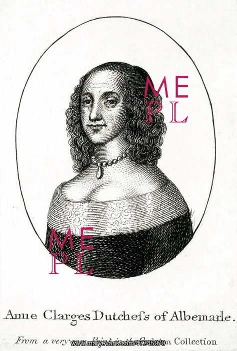  : ANNE CLARGES, ALBEMARLE