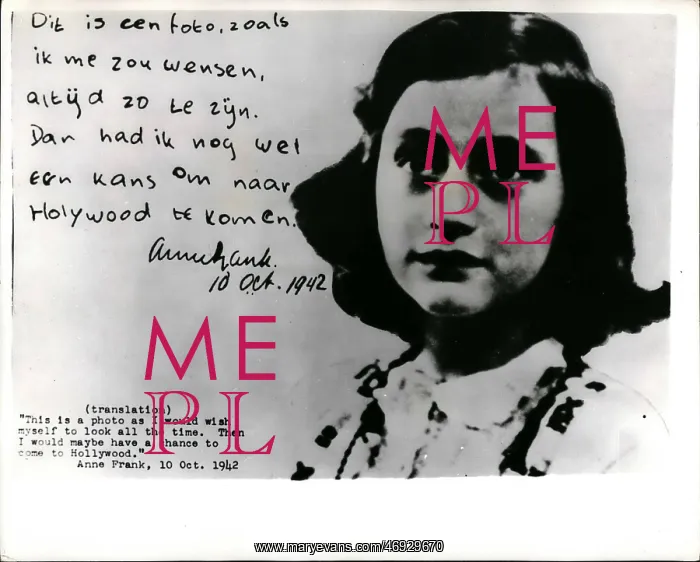 : Anne Frank's diary to be made into a film : Anne Frank's diary to be made into a film