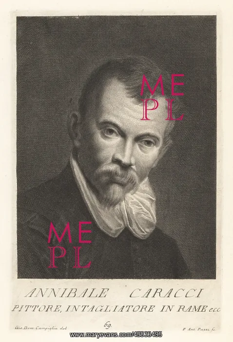 : Annibale Carracci, Italian painter, 1560-1609 : Annibale Carracci, Italian painter, 1560-1609