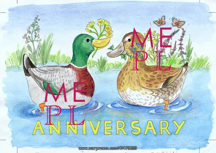 : Anniversary card design