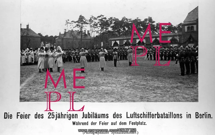 : Anniversary celebration of the Airship Battalion, 1909 : Anniversary celebration of the Airship Battalion, 1909