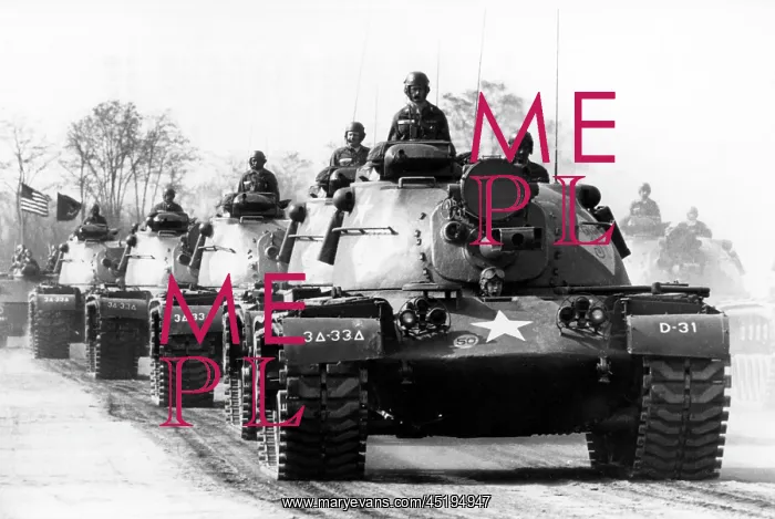 : Anniversary parade of the 3rd US armored division in Hanau : Anniversary parade of the 3rd US armored division in Hanau