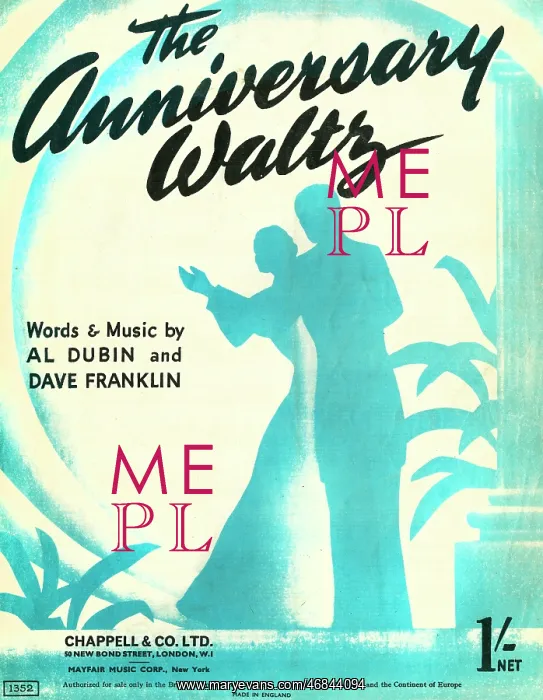 : Anniversary Waltz music sheet : Anniversary Waltz music sheet