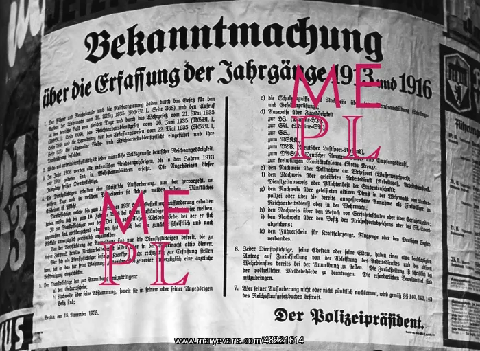 : Announcement of the reintroduction of military conscript : Announcement of the reintroduction of military conscript
