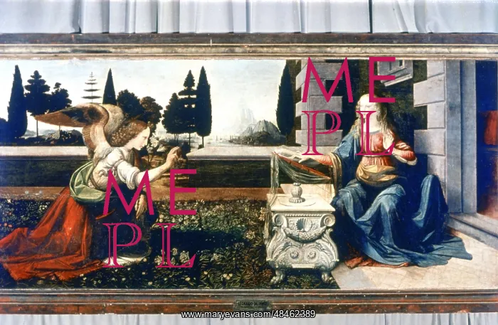 : The Annunciation Artist: Leonardo da Vinci : The Annunciation Artist: Leonardo da Vinci
