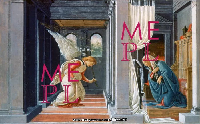: The Annunciation Artist: Sandro Botticelli : The Annunciation Artist: Sandro Botticelli