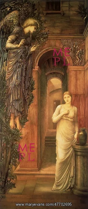 : The Annunciation, by Burne-Jones : The Annunciation, by Burne-Jones