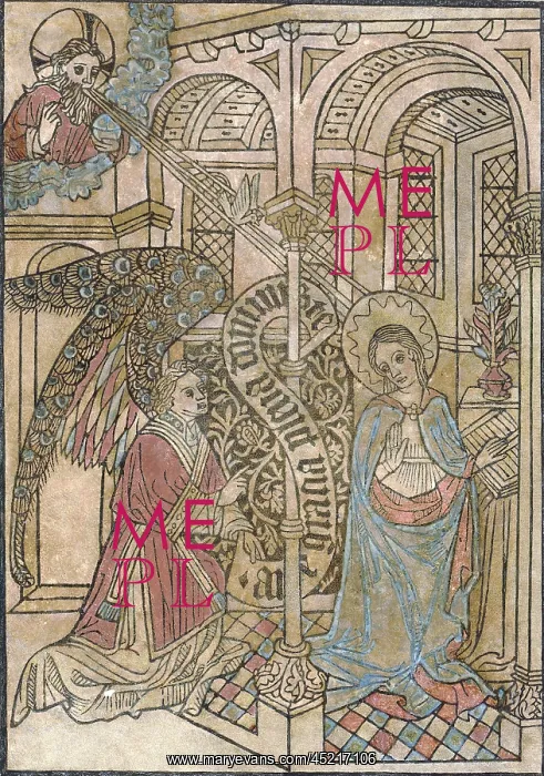 : The Annunciation, depicting the visitation ? : The Annunciation, depicting the visitation ?