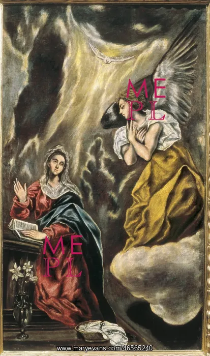 : The Annunciation, by El Greco : The Annunciation, by El Greco