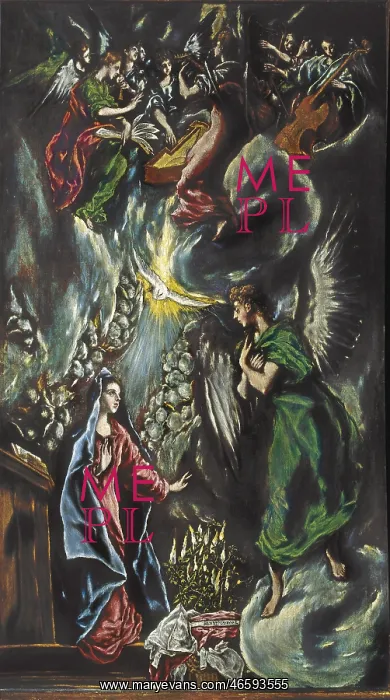 : The Annunciation, by El Greco : The Annunciation, by El Greco