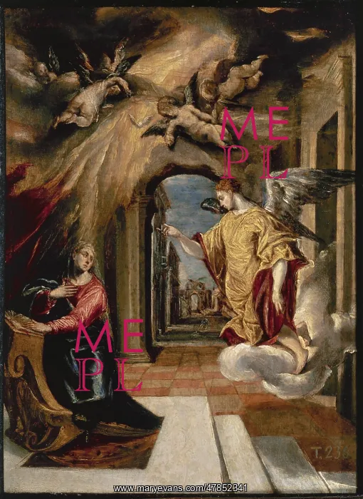 : The Annunciation, by El Greco : The Annunciation, by El Greco