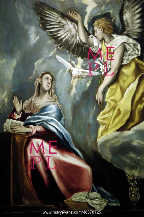 : The Annunciation, by El Greco : The Annunciation, by El Greco
