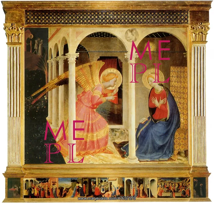 : Annunciation, by Fra Angelico : Annunciation, by Fra Angelico
