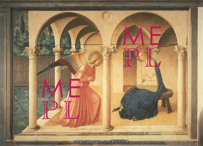 : Annunciation, by Fra Angelico : Annunciation, by Fra Angelico