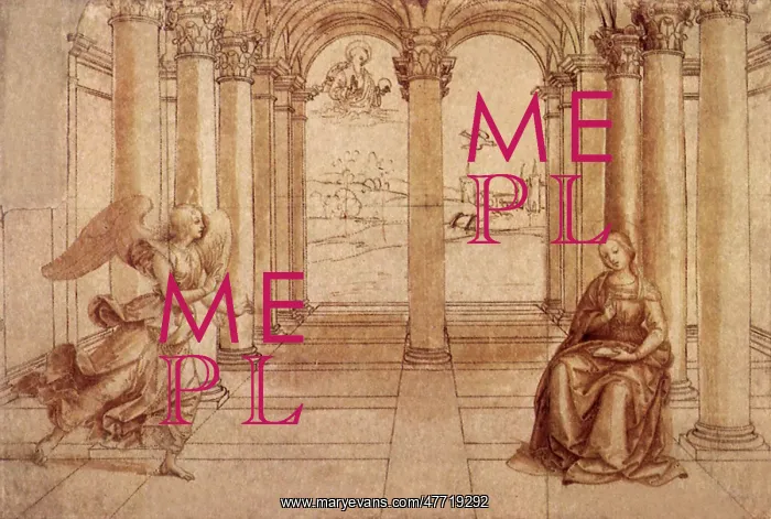 : Annunciation, by Raphael : Annunciation, by Raphael