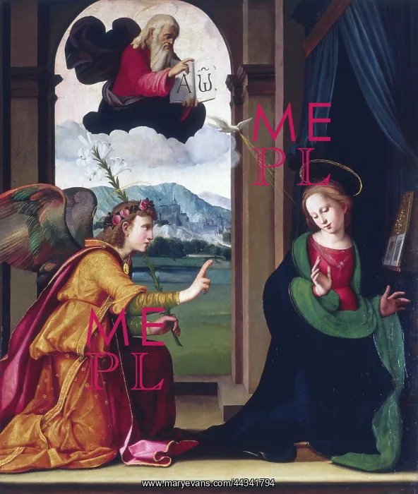 : Annunciation, by Ridolfo del Ghirlandaio : Annunciation, by Ridolfo del Ghirlandaio