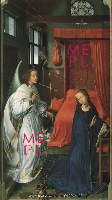 : Annunciation, by Rogier van der Weyden : Annunciation, by Rogier van der Weyden