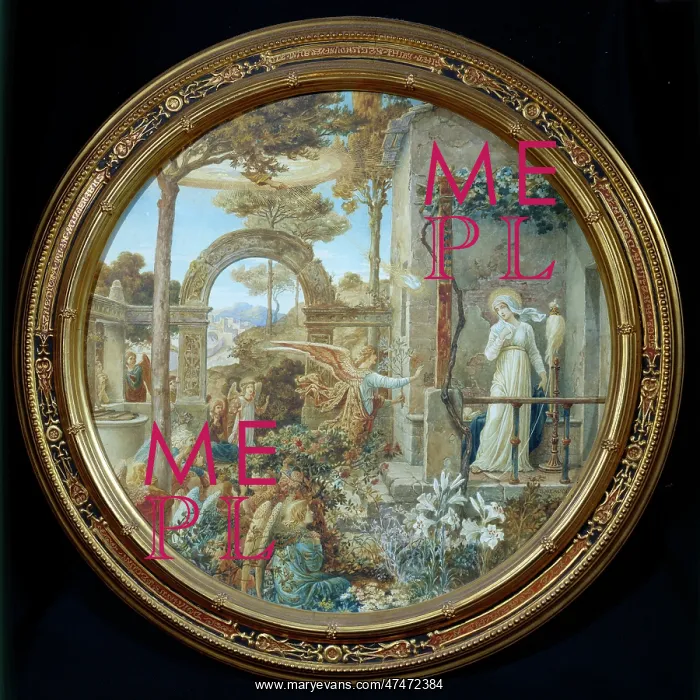 : The Annunciation (tondo) : The Annunciation (tondo)