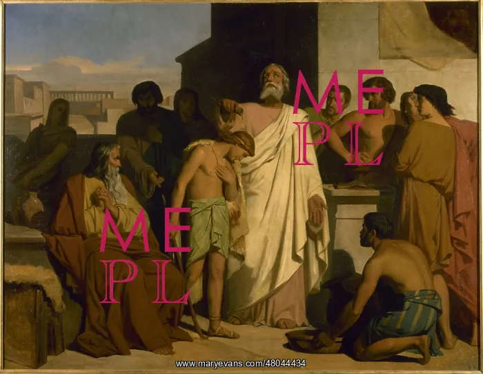 : The anointing of David by Samuel : The anointing of David by Samuel