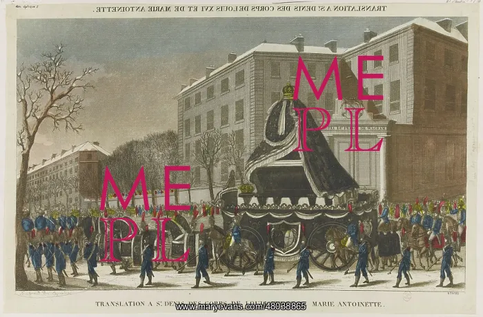 : Anonymous. Bodies of Louis XVI : Anonymous. Bodies of Louis XVI