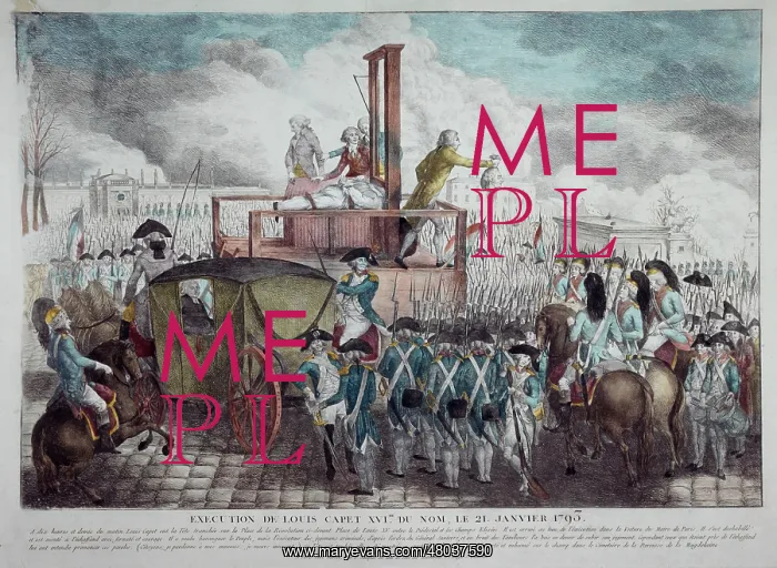 : Anonymous. Execution of the King : Anonymous. Execution of the King