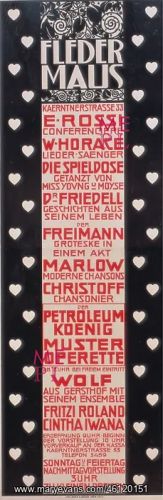 : Anonymous. Poster for the Cabaret Fledermaus : Anonymous. Poster for the Cabaret Fledermaus