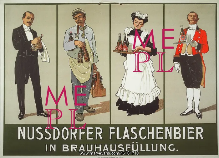 : Anonymous. Poster for NuYdorfer bottles beer : Anonymous. Poster for NuYdorfer bottles beer
