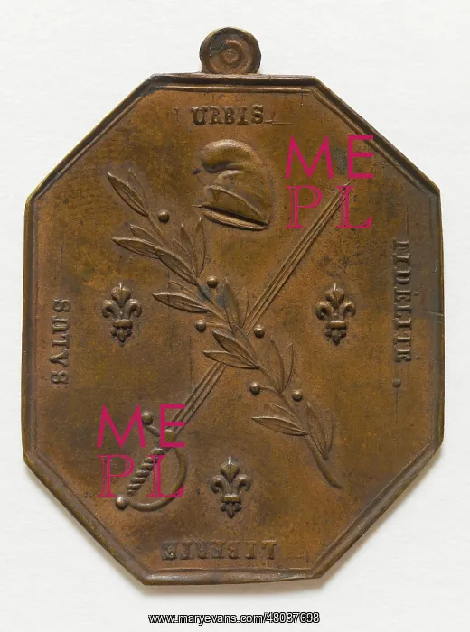 : Anonymous. Salus Urbis'. Embossed Copper : Anonymous. Salus Urbis'. Embossed Copper