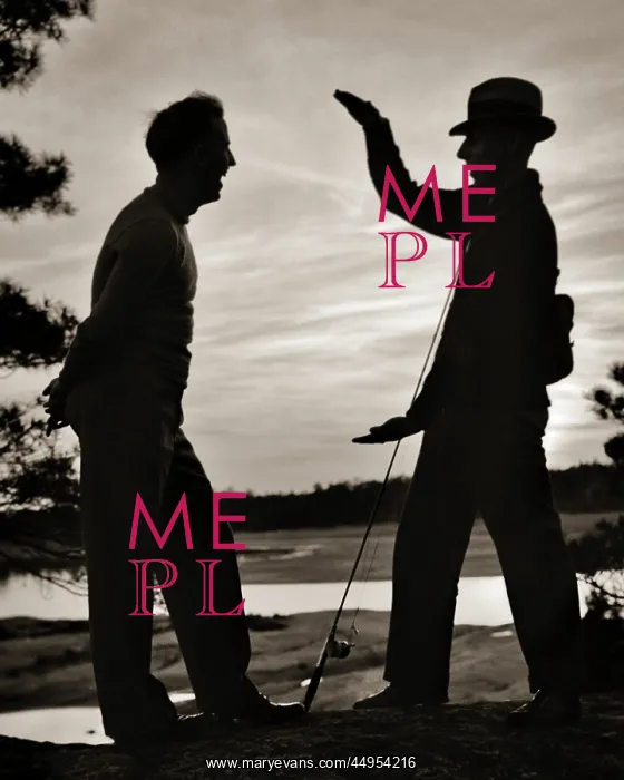 : Anonymous Silhouette of Two Men one Wearing Hat : Anonymous Silhouette of Two Men one Wearing Hat