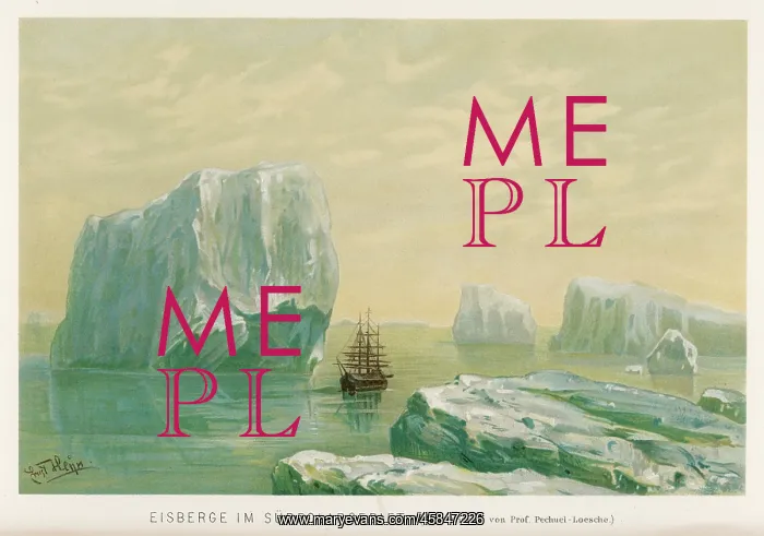 : ANTARCTIC ICEBERG / 1895 : ANTARCTIC ICEBERG / 1895