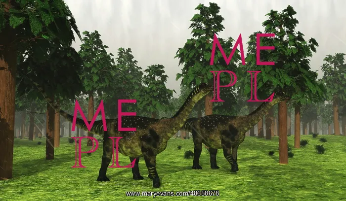 : Antarctosaurus dinosaurs in the rain : Antarctosaurus dinosaurs in the rain