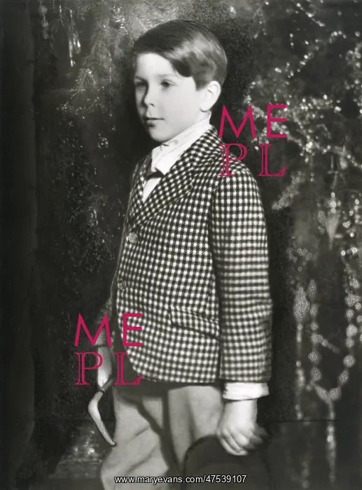 : Anthony Armstrong Jones aged nine : Anthony Armstrong Jones aged nine