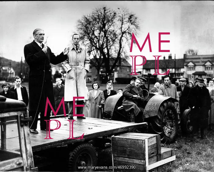 : Anthony Eden gives by-election speech, High Wycombe : Anthony Eden gives by-election speech, High Wycombe