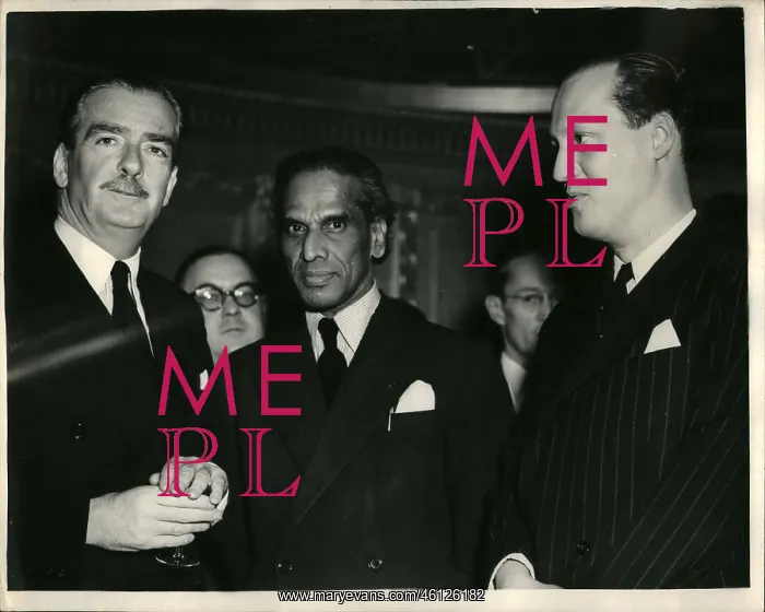 : Anthony Eden, Krishna Menon and Prince George of Denmark : Anthony Eden, Krishna Menon and Prince George of Denmark