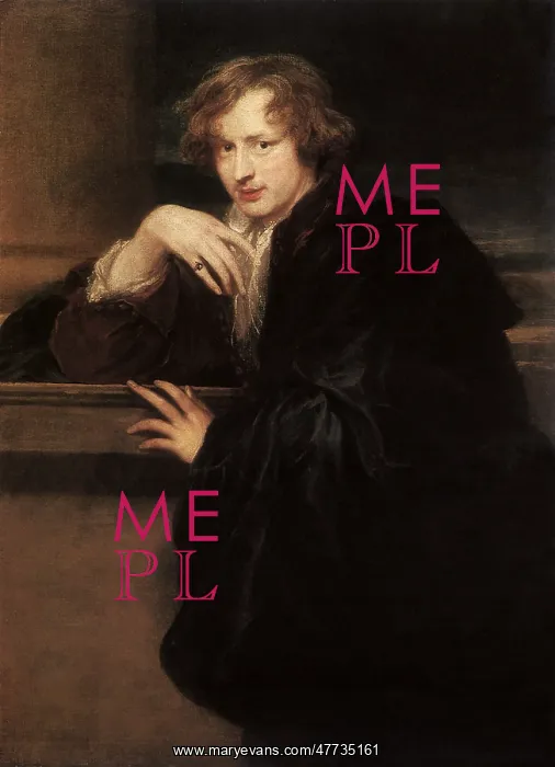  : Anthony Van Dyck, self-portrait