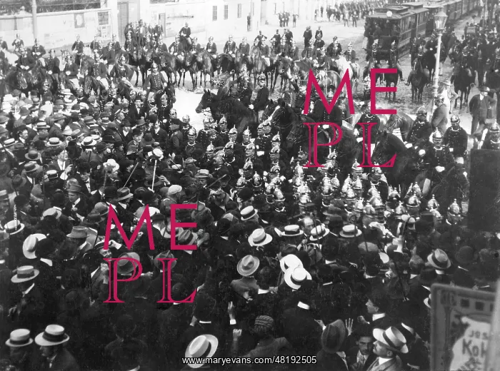 : Anti-Czech demonstration in Vienna, before 1941 : Anti-Czech demonstration in Vienna, before 1941