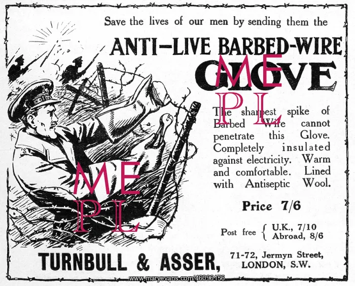 : Anti-Live Barbed Wire advertisement : Anti-Live Barbed Wire advertisement